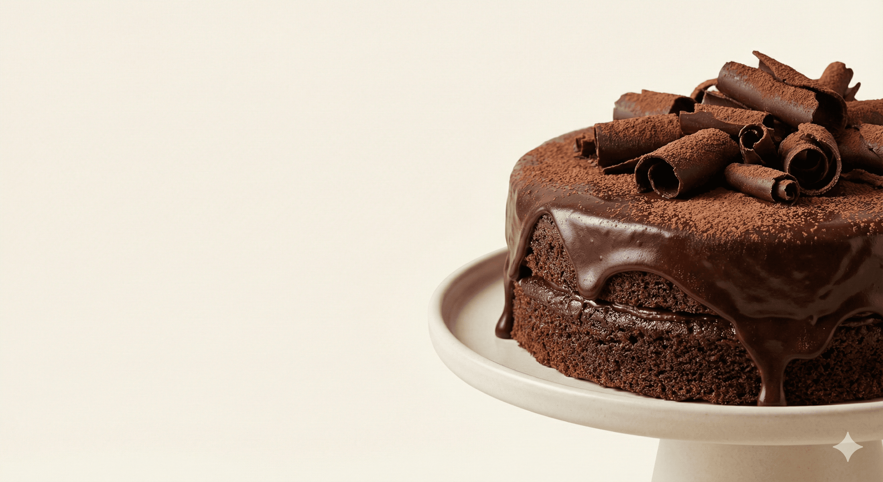 The Golden Crumb Signature Chocolate Cake