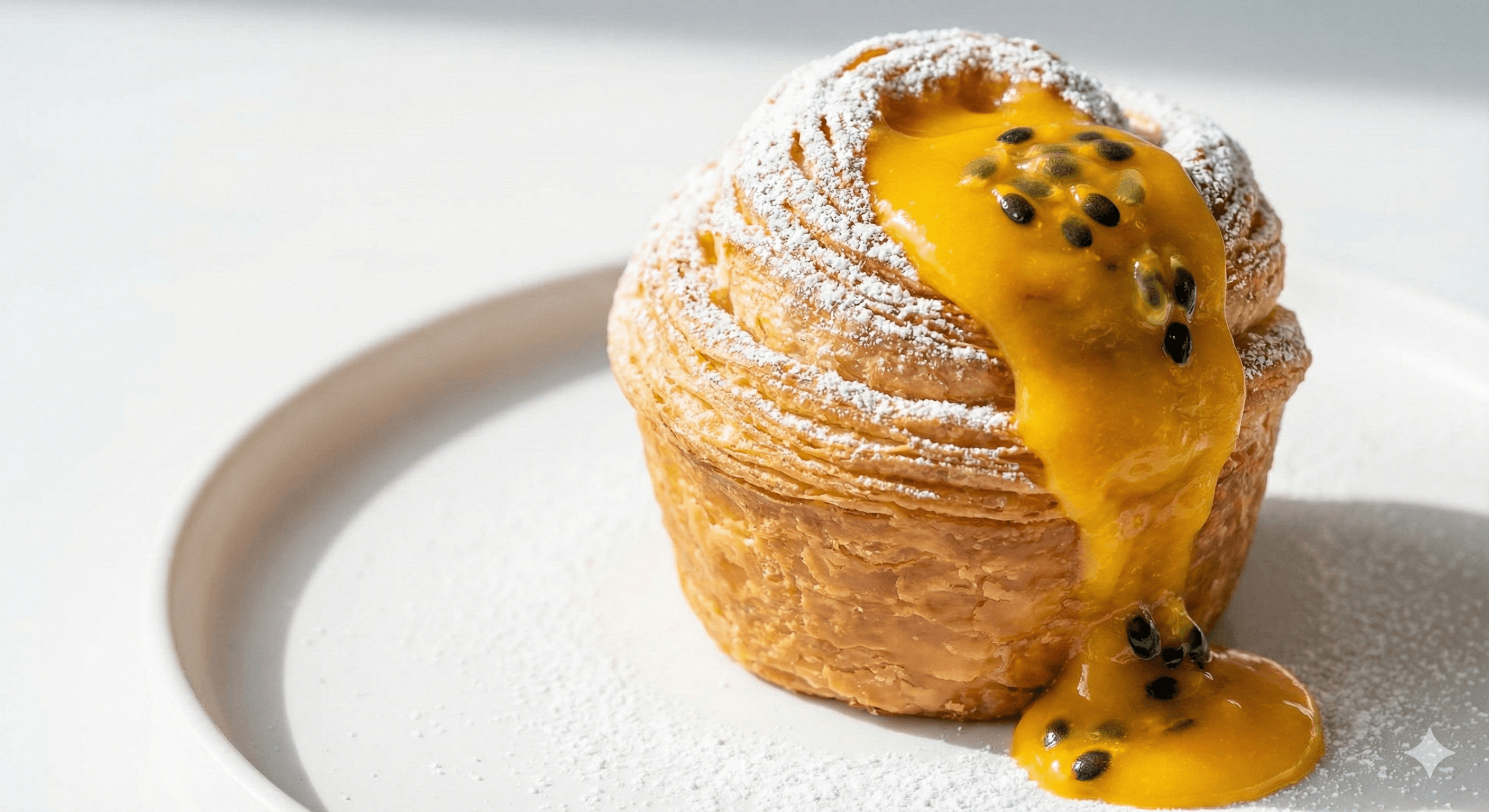 Mango Passionfruit Cruffin